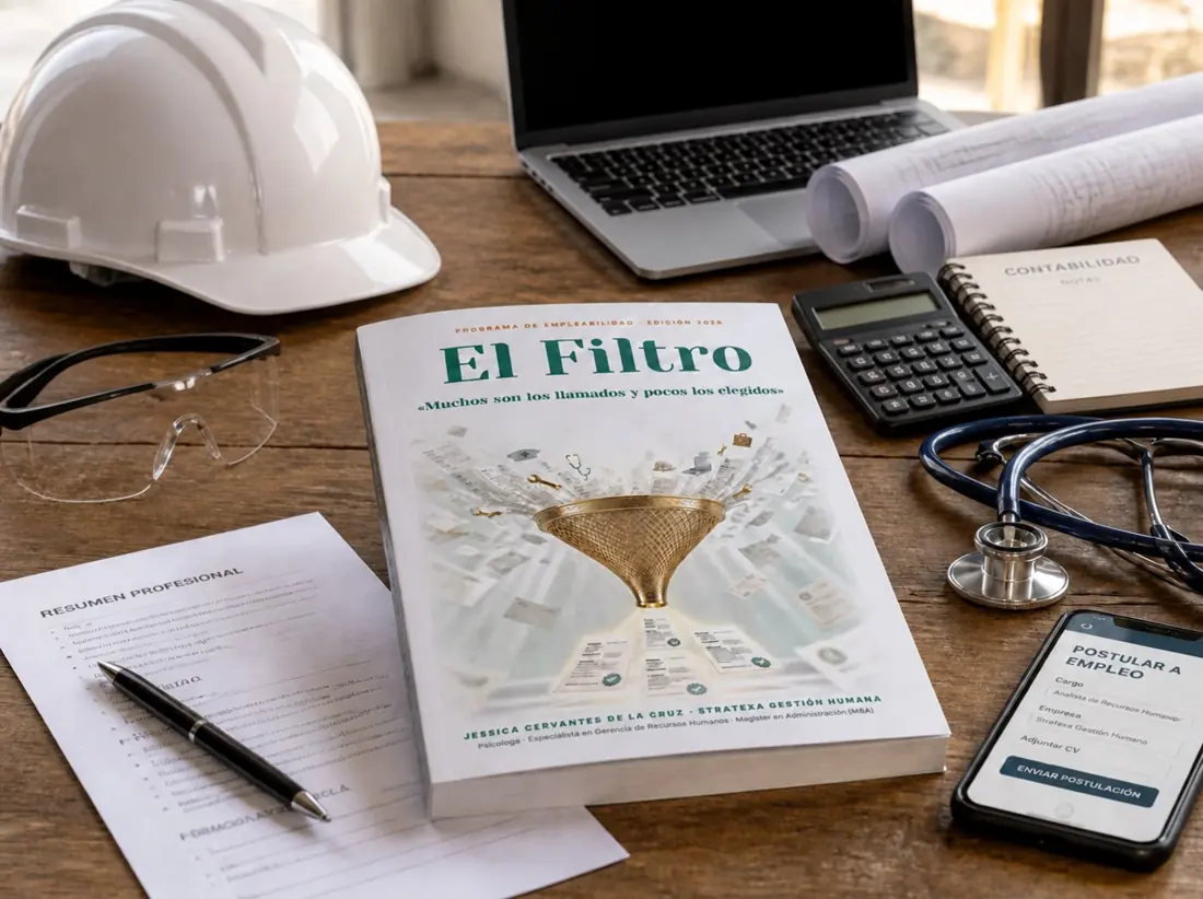 Libro El Filtro sobre una mesa